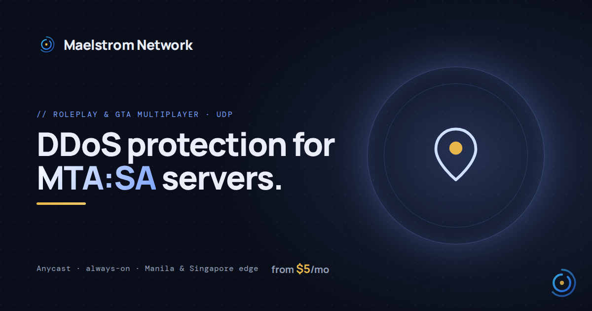 MTA:SA DDoS protection by HolicNode