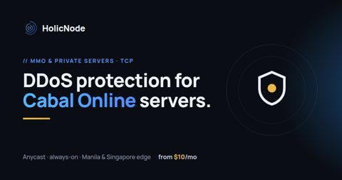Cabal Online server DDoS protection
