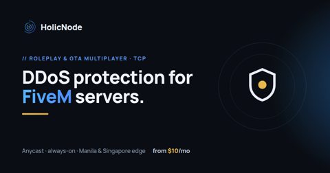 FiveM server DDoS protection
