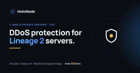 Lineage 2 server DDoS protection