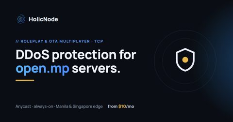 open.mp server DDoS protection