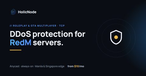 RedM server DDoS protection