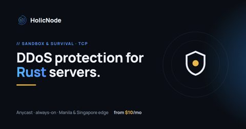 Rust server DDoS protection