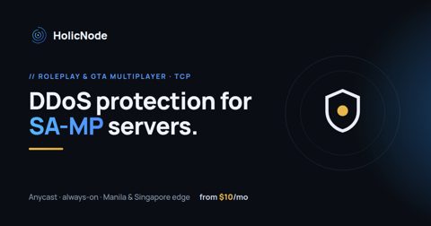 SA-MP server DDoS protection