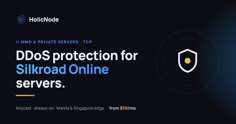 Silkroad Online server DDoS protection